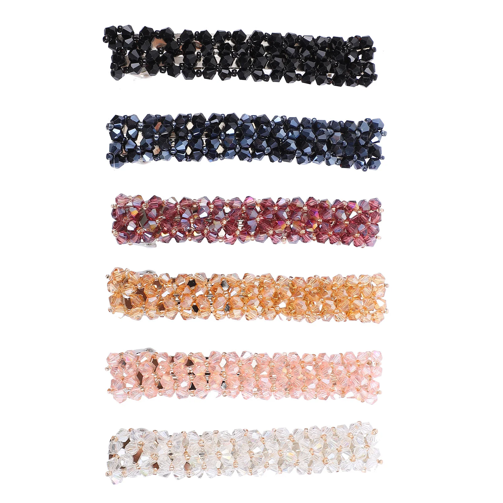 

6 шт эластичные заколки для волос стильные заколки для волос Кристальные женские украшения для волос