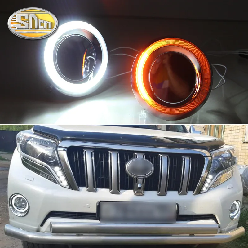 Для Toyota Land Cruiser 2700/4000 Prado 150 FJ150 LC150 2014 2015 Светодиодный дневной ходовой светильник