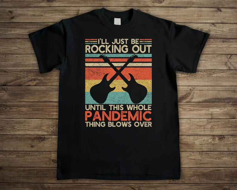 

Funny Rock and Roll Music T-shirt, Vintage Electric Guitar Shirt,O-neck T Shirt Homme Short Sleeve