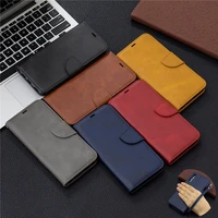 flip leather case for fundas huawei y6 2019 phone wallet cover for huawei y6 prime 2019 y6 2018 y6 2017 book solid color case