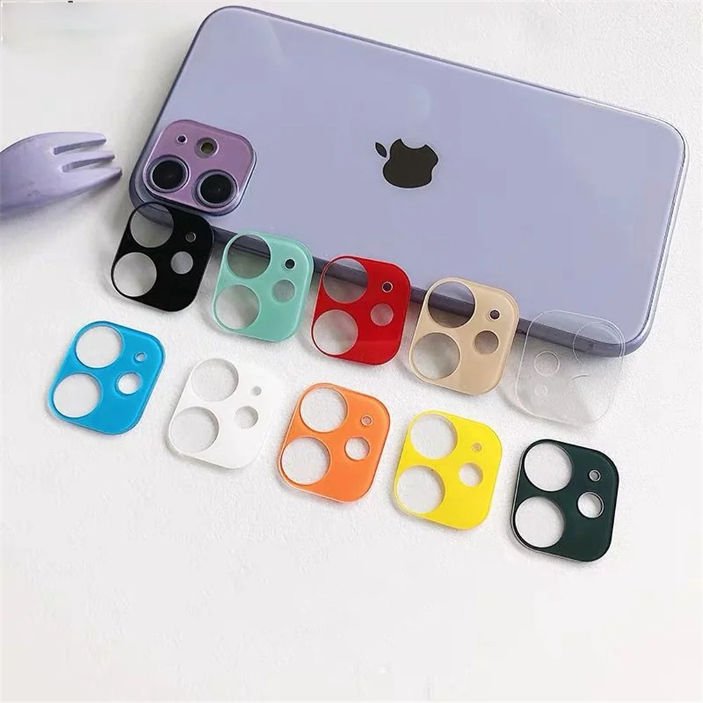 Цветная 9D защитная пленка закаленное стекло для iPhone 11 Pro 12 Max 12Mini защита экрана