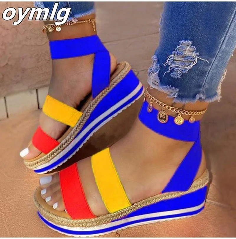 Босоножки женские туфли на танкетке Туфли лодочки босоножки высоком каблуке