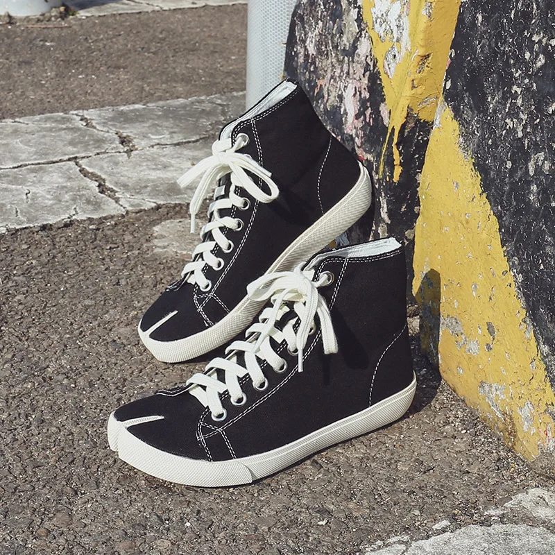 Эспадрильи женские холщовые высокие туфли оксфорды платформа с разрезом плоская