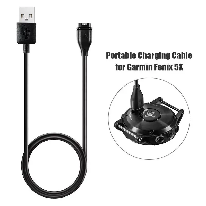 USB кабель для зарядки Garmin Fenix 6S 6 5 Plus 5X Vivoactive 3 touchx10 Forerunner 945/935/245/245m/45/45S 1