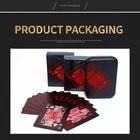 55 шт., водонепроницаемые карманные мини-карты для игры в покер