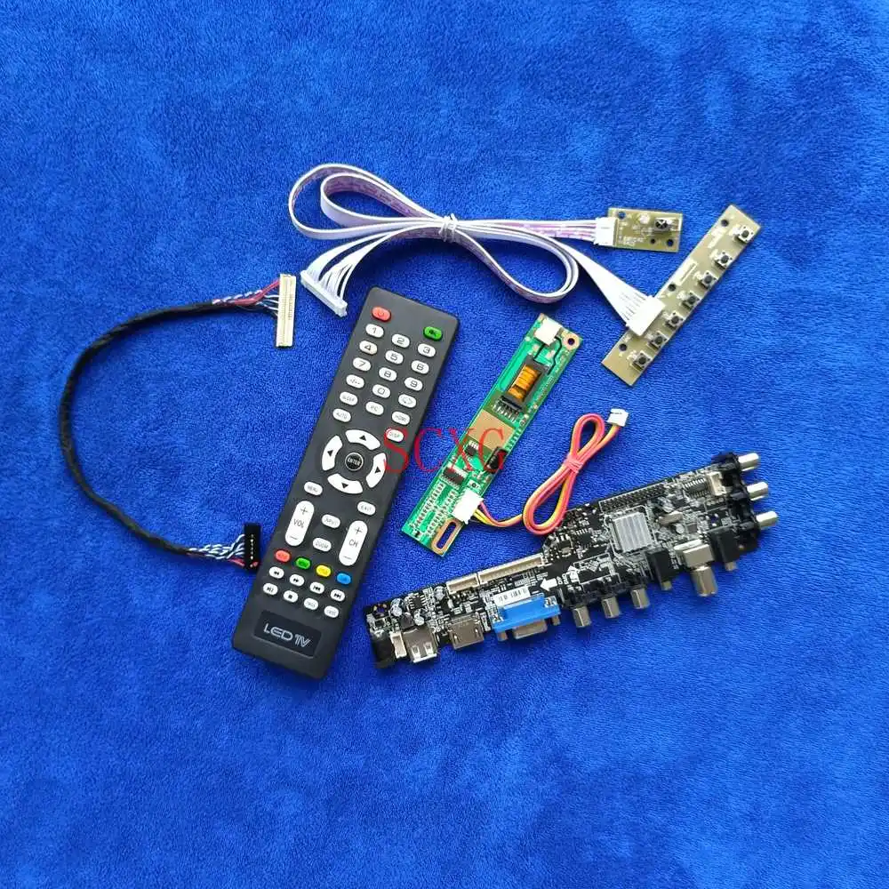 

Controller Board 1-CCFL Digital DVB 30-Pin LVDS For B150PG01/B150PG03/B150PG04/B150PN01 KIT USB VGA AV HDMI-compatible 1400*1050