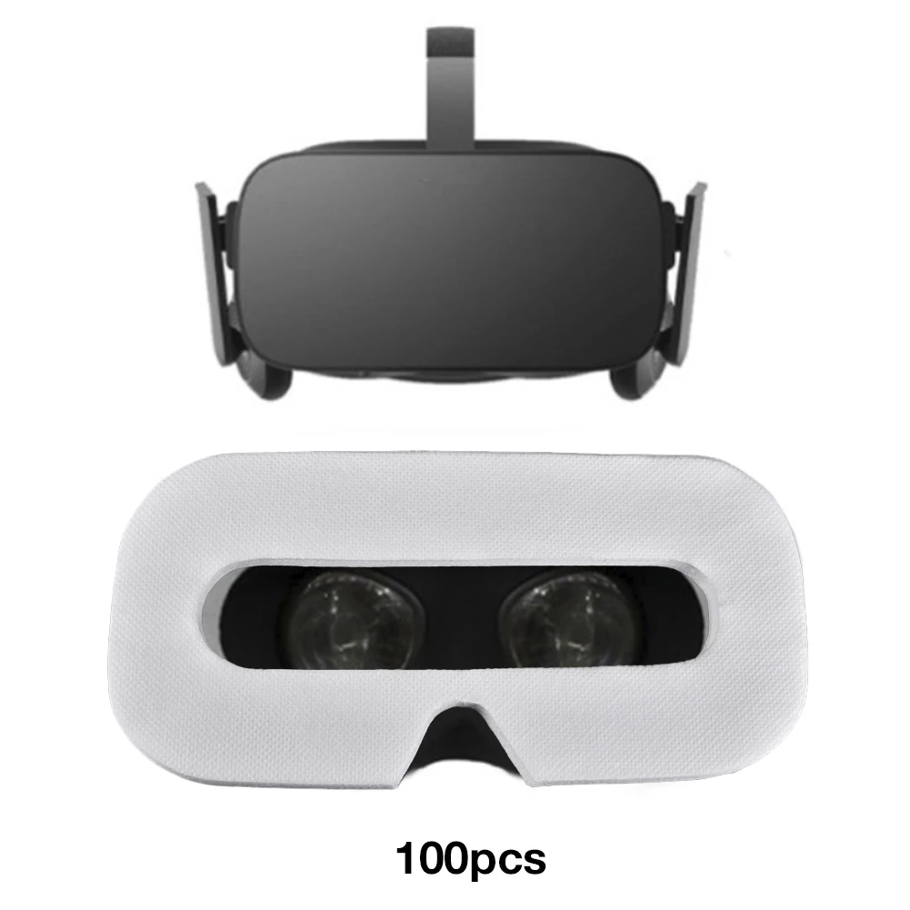 

Oculus Quest 2 Accessories 100Pcs Disposable Breathable Clean Sweat-absorbent VR Eye Mask Mask For Oculus Quest