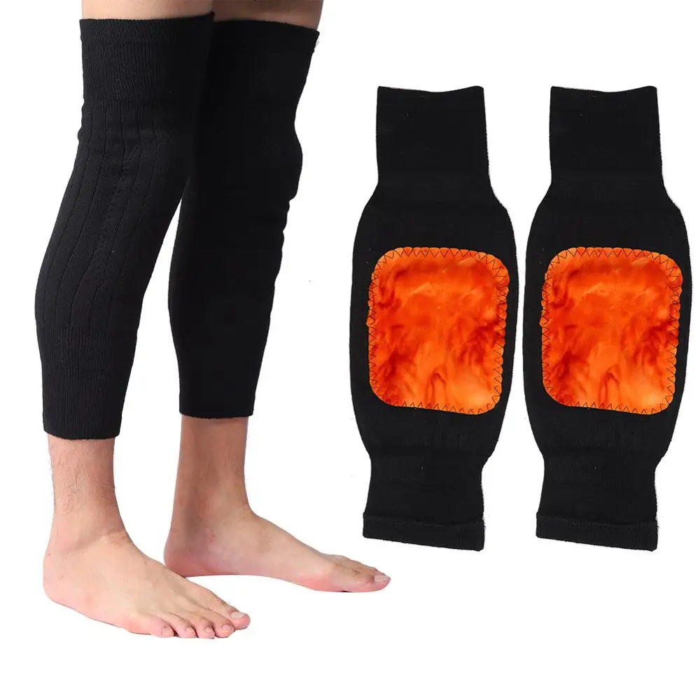 

1Pair Women Men Warm Kneepads Cashmere Wool Knee Brace Support Warmers Leg Thigh High Pad Legging Protector for Gym Sport Riding