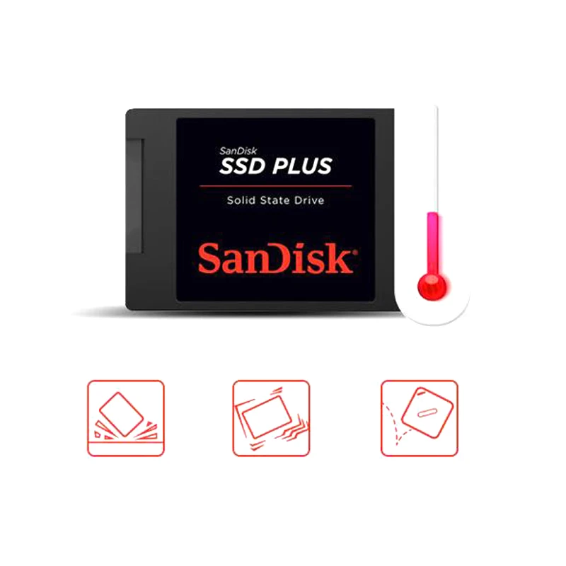 Внутренний твердотельный накопитель Sandisk SSD Plus 480 ГБ 120 SATA III 2 5 &quotжесткий диск 240 HDD