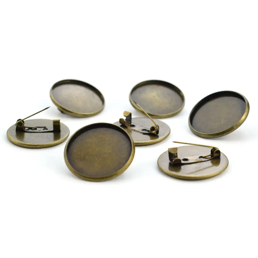 10 шт. металлические заготовки для броши 25 мм | Дом и сад
