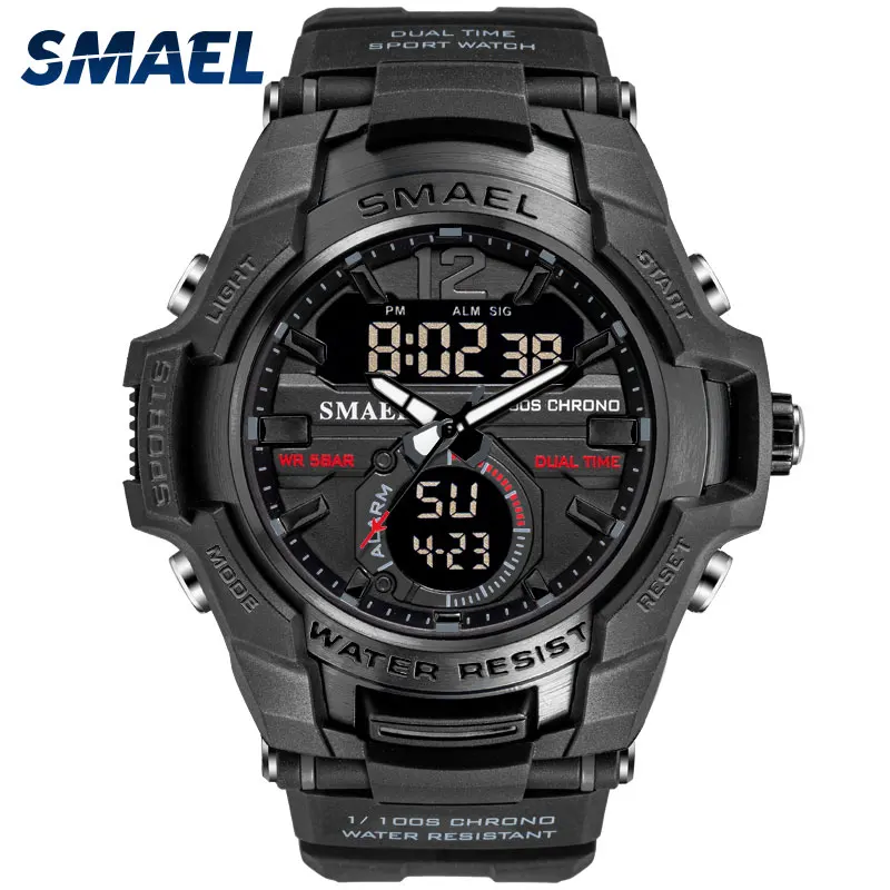Спортивные часы водонепроницаемые мужские цифровые секундомер подсветка
