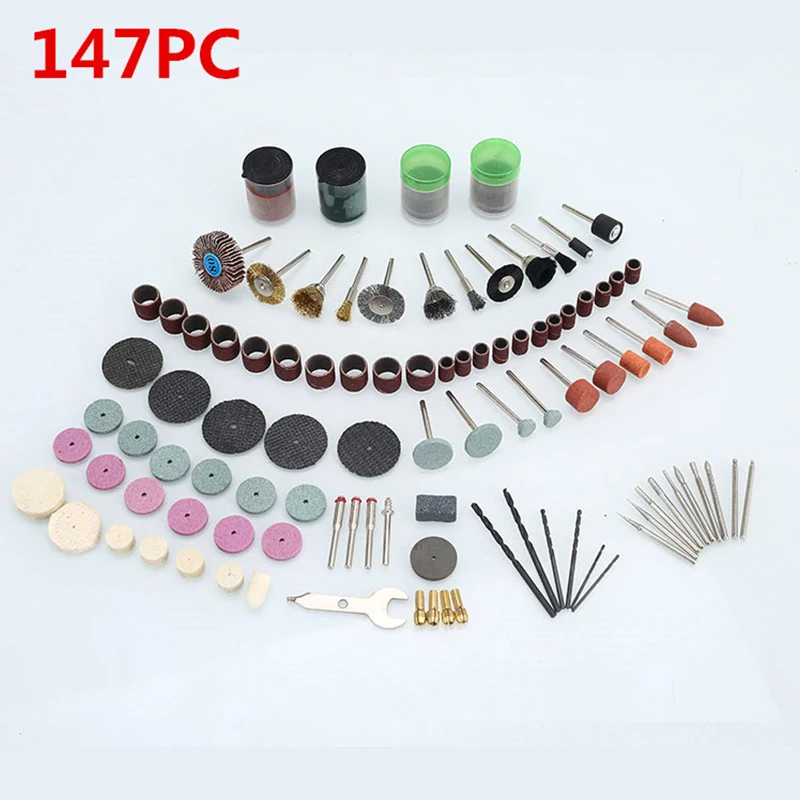 

40/78/100/147pcs Electric Drill Grinder Rotary Tool Grinding Polishing Cutter Set Electric Grinder Tool DIY Rotary Sand Tool Kit