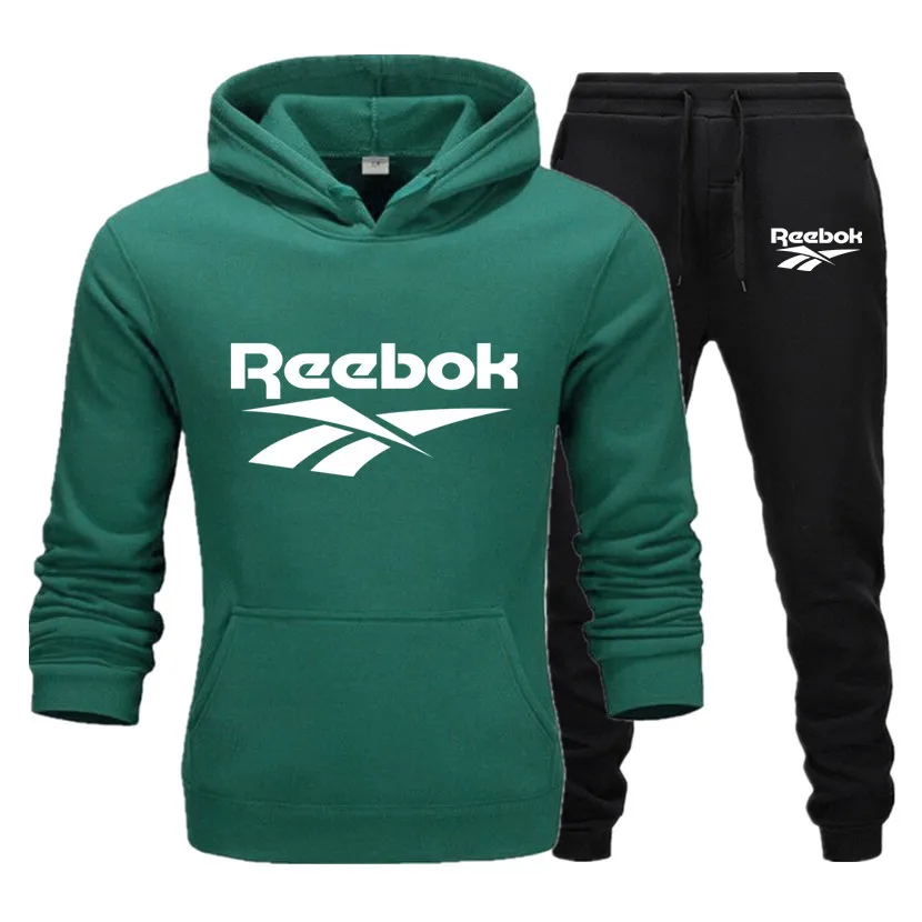 

2021 New Autumn Men's Sets 2-Piece Hoodies+Pants Harajuku Sport Suits Casual Men/Women Sweatshirts Tracksuit Brand Sportswear