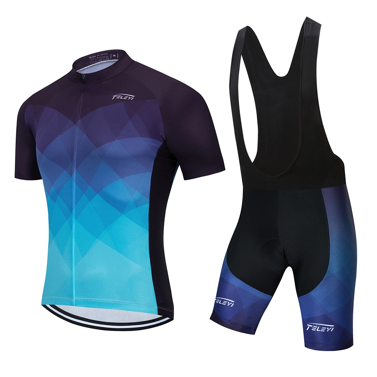 

2021 Pro TELEYI Cycling Jersey Set MTB Bike Summer cycling Clothing Bicycle Short sleeve Sportswear Suit Maillot Ropa Ciclismo