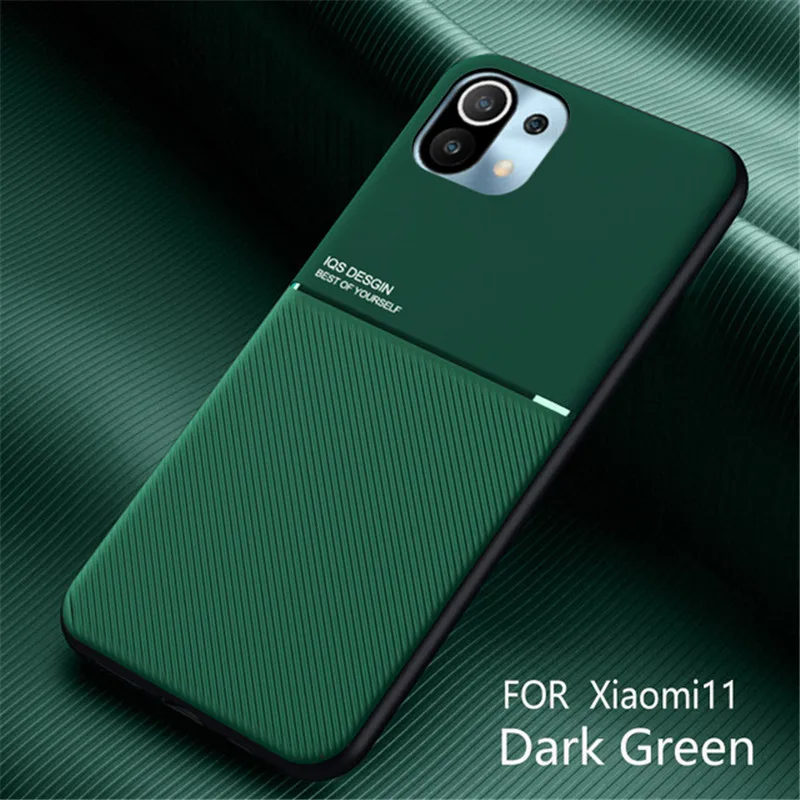 Для Xiaomi Mi 11 чехол Магнитный Ударопрочный Мягкий бампер 360 Полное покрытие для 5G POCO