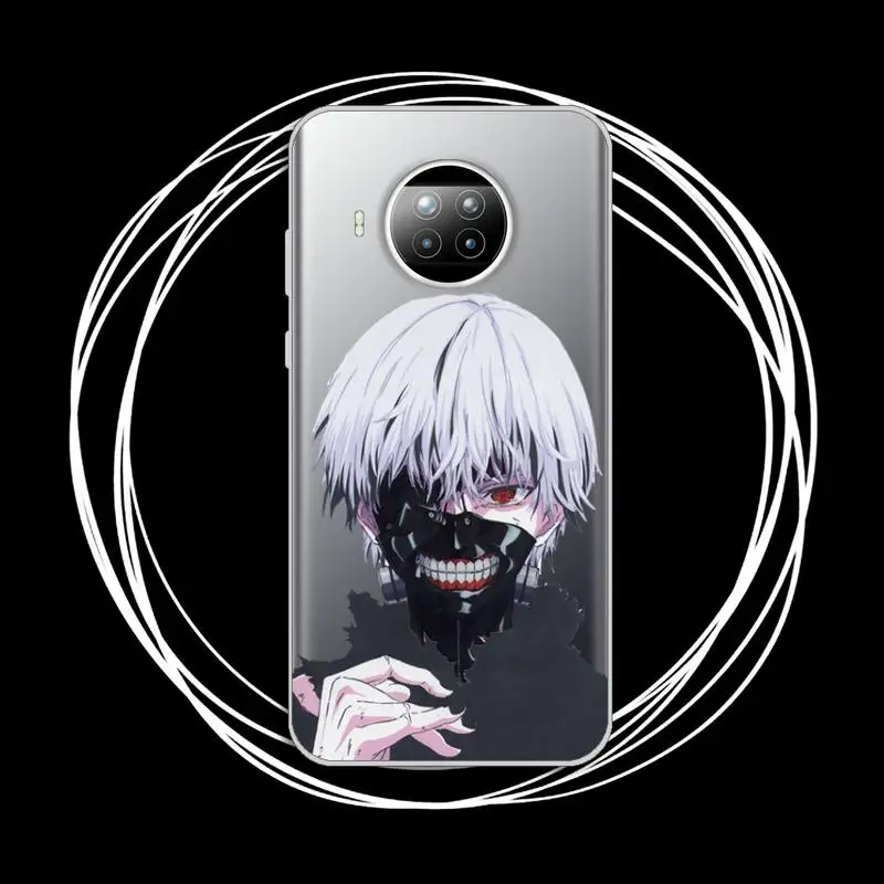 

tokyo ghoul Phone Case Transparent for Xiaomi mi Redmi note 10 t 8 9 pro lite 11 Samsung S 8 9 10 20