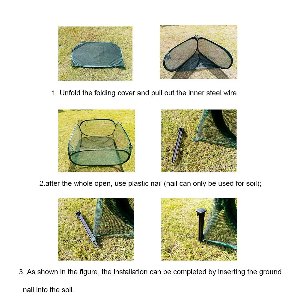 Складная теплица воздухопроницаемая удобная для хранения компактная садовых