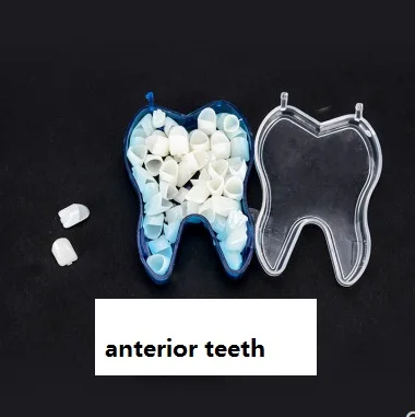 50 шт./кор. реалистичный Зубные коронки полости рта Отбеливание зубов для передних