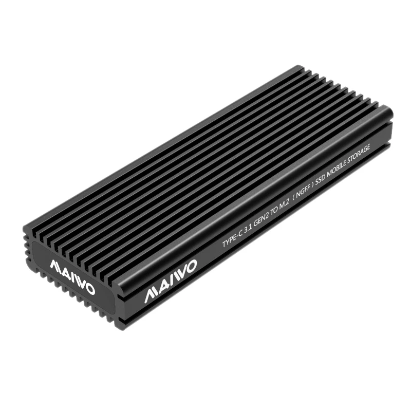 

MAIWO K1687P2 M.2 Solid State Drive Box Nvme Protocol External Type-C Desktop Notebook Box M.2 Dual Protocol