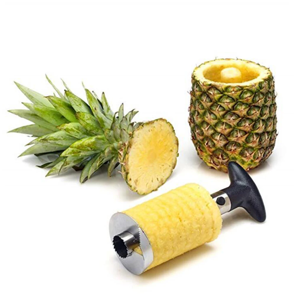 

Fruit Tools Peeling Pineapple Slicer Core New Stainless Steel Cutter Parer Cooking Tools Pineapple Slicer Peeler