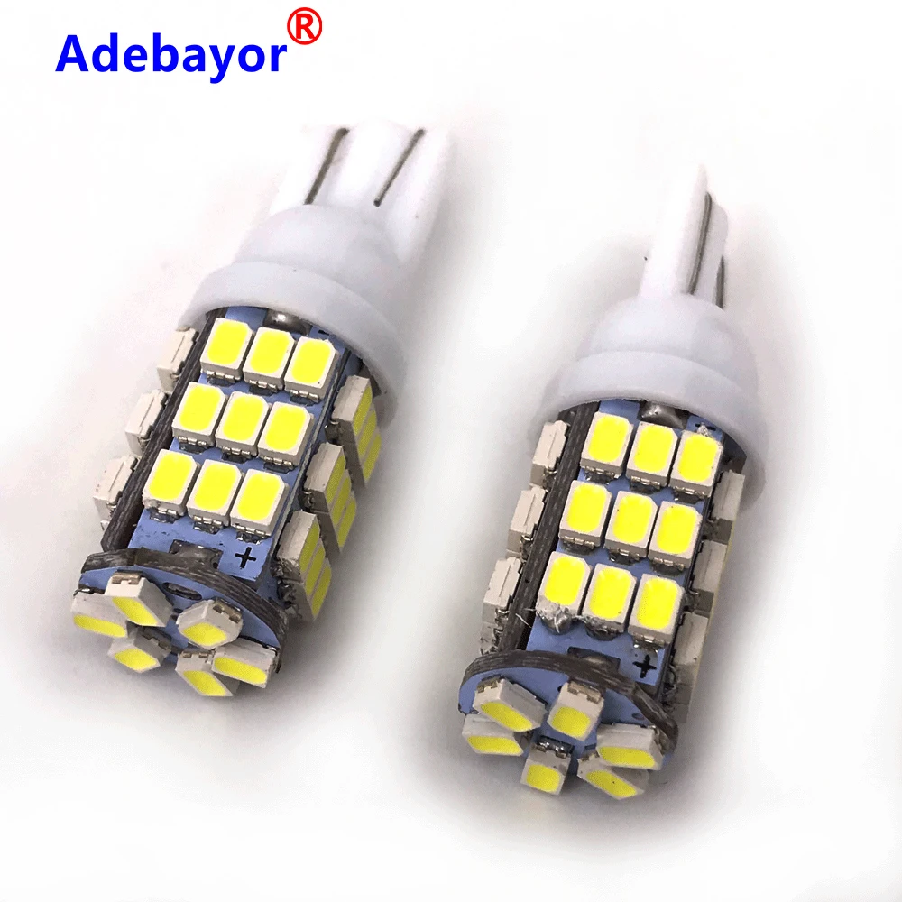 50 шт./лот Автомобильные светодиодные t10 42 smd светодиоды лампы W5W 194 1206/3020 42SMD 42led