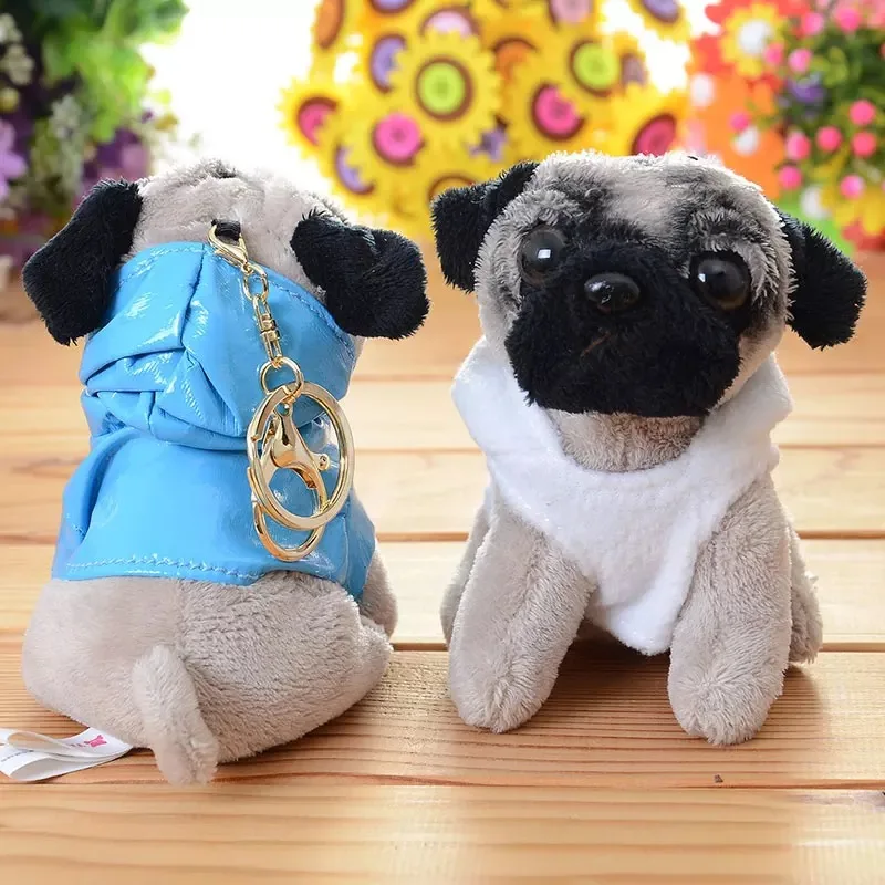 Плюшевая игрушка-Мопс 10 см-15 см кролик слон Лев овца леопард мягкие