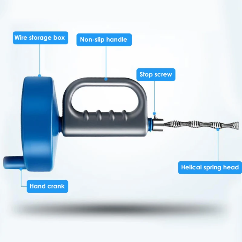 10 м разблокировщик слива гибкий стержень шнек змеевидный кухонный унитаз