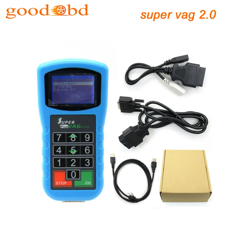 Лучший диагностический прибор Super VAG K + CAN Plus 2 0 коррекция пробега считыватель