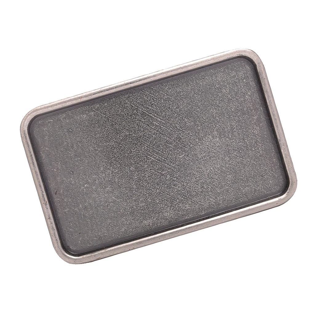 Мужская искусственная 3D дизайнерская прямоугольная однотонная пряжка для