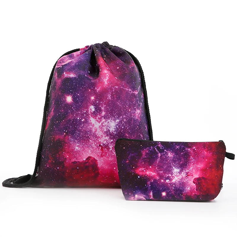 

backpack Starry bags drawstring Cosmetic Suit fashion printing travel men bags Women's shoulder softback travel UNISEX Casual
