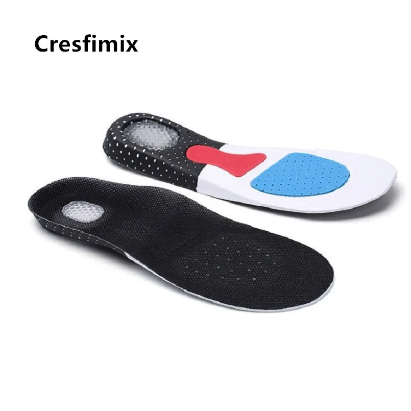 Cresfimix Palmilha De Sapatos Fashion High Quality Silicon Soft Foot Pads for Unisex Men Breathable Light Weight Insoles B5536 | Обувь