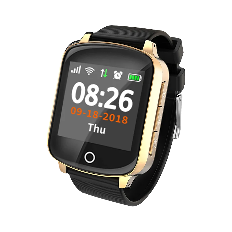 Умные часы с GPS для пожилых людей позиционирование телефона IP67 водонепроницаемая