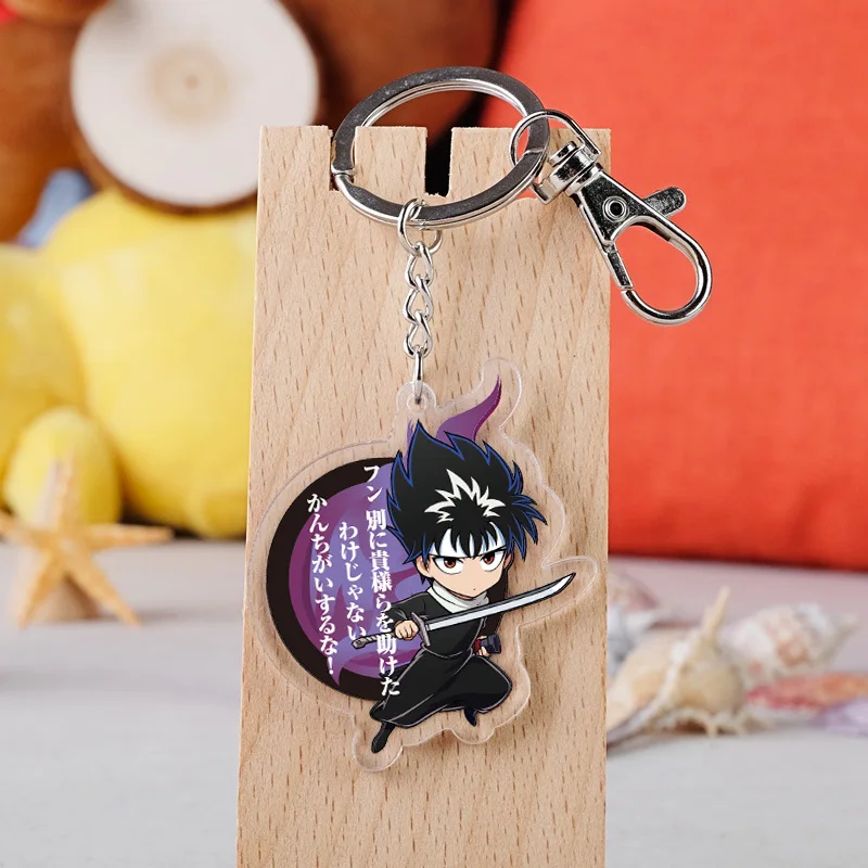 Хит продаж 2020 брелок для ключей с анимацией Yuyu Hakusho акриловый рюкзака прозрачный
