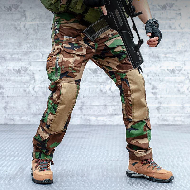 Мужские Водонепроницаемые армейские штаны камуфляжные с несколькими карманами |