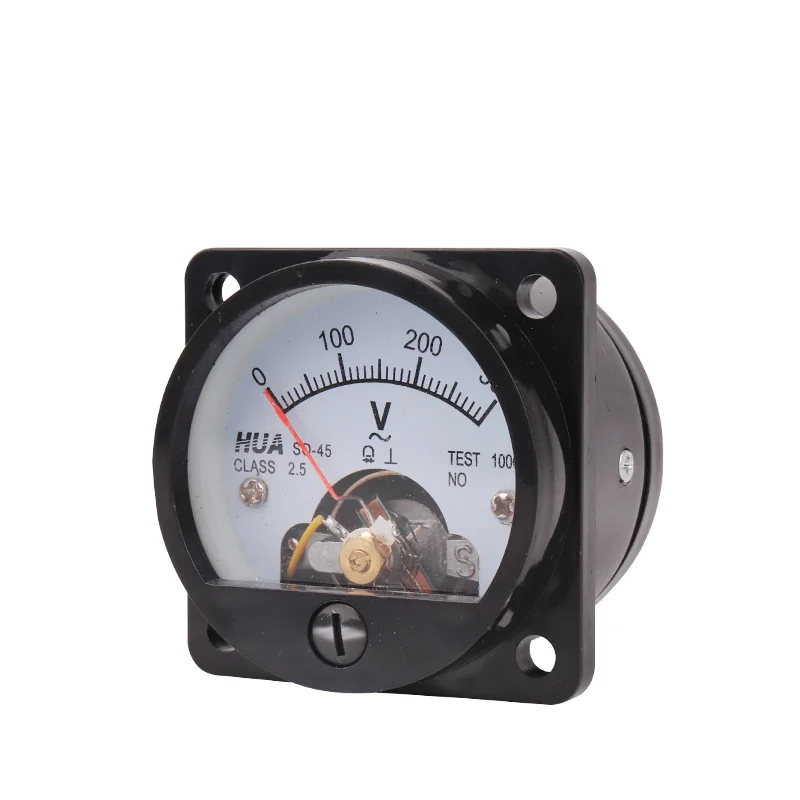 SO-45 AC Analog Voltmeter - Voltage Meter for 5V to 600V Range image 2