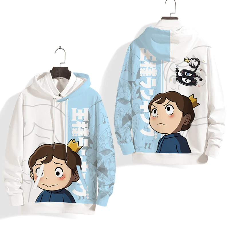 Толстовка Bojji Kage в стиле аниме свободная толстовка с капюшоном Повседневный