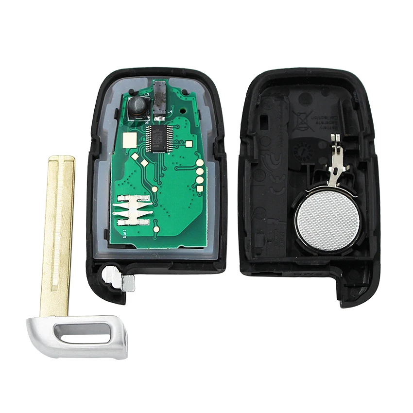 4 кнопки Smart Remote Автомобильный ключ 433 МГц ID46 PCF7952 чип Uncut Blade для Hyundai IX35 IX45 Elantra Sonata