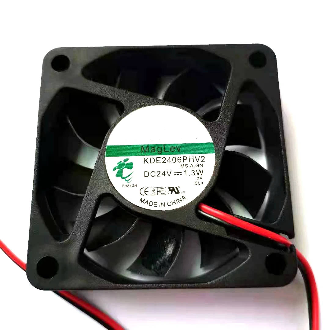 KDE2406PHV2 6015 60X60X15mm DC  1.3W 24V maglev IPC axial for Sunon cooling fan