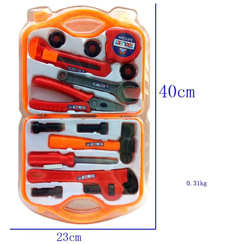 

Kids Tool Kit Educational Toys Simulation Repair Tools Toys Drill Plastic Game Learning Engineering Puzzle Toys Gifts For Boy