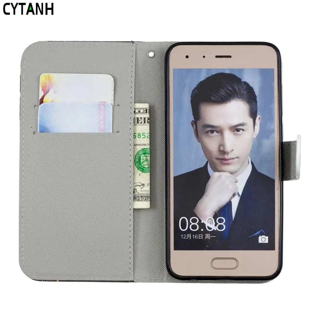 3D Printing PU Leather Wallet Flip Case For Huawei Honor 9 Cover Honor9 STF-L09 STF-AL00 STF-AL10 STF-TL10 Coque | Мобильные