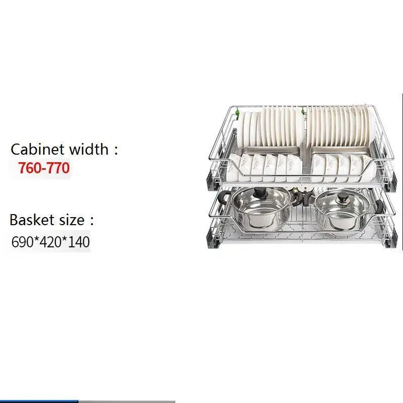 

Cocina Accesorios Armario Rangement Cuisine Stainless Steel Cozinha Organizer Kitchen Cabinet Cestas Para Organizar Basket