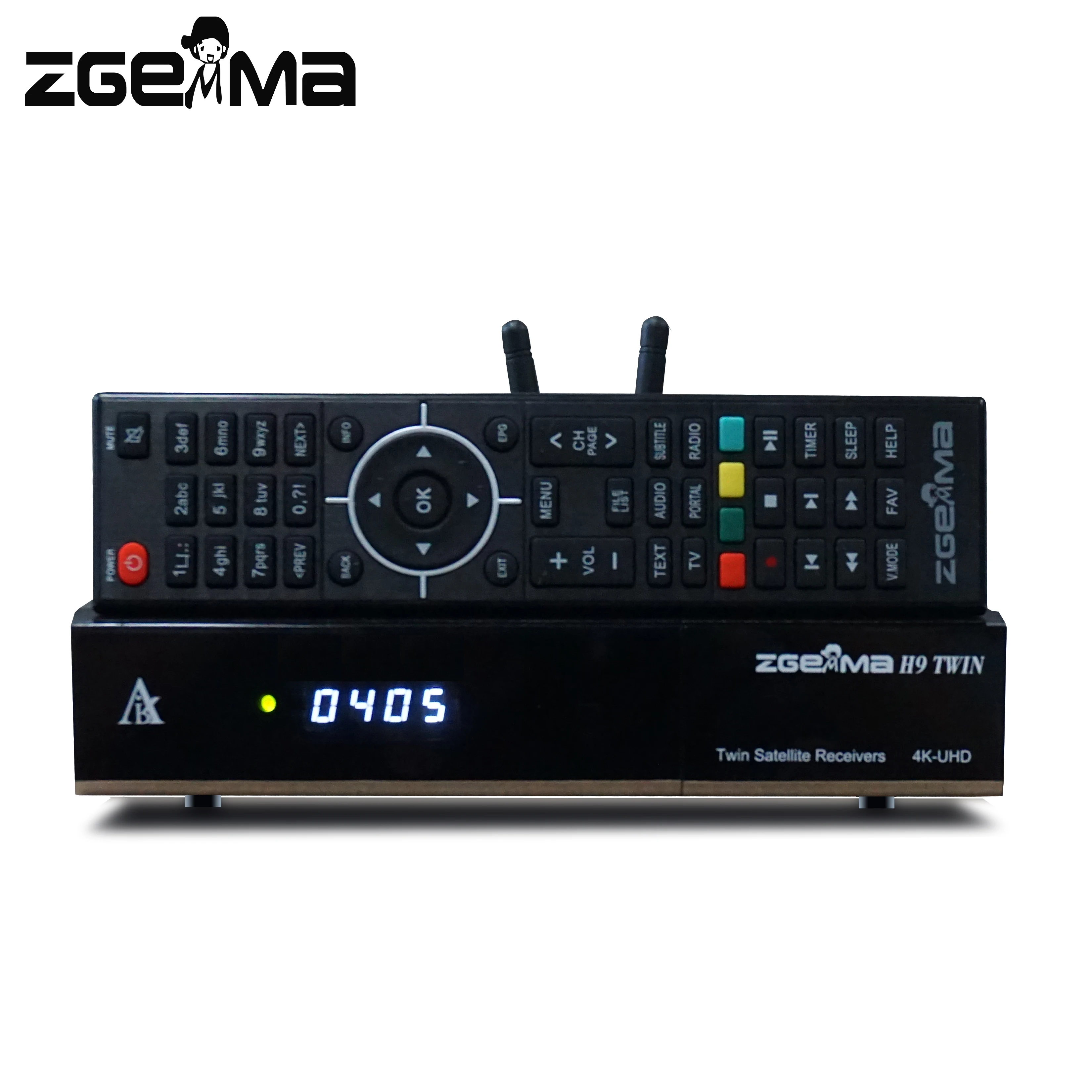 2 шт./лот в формате 4K UHD Zgemma H9 односпальный Комплект белья из * CI + Linux E2 DVB S2X IPTV TWIN