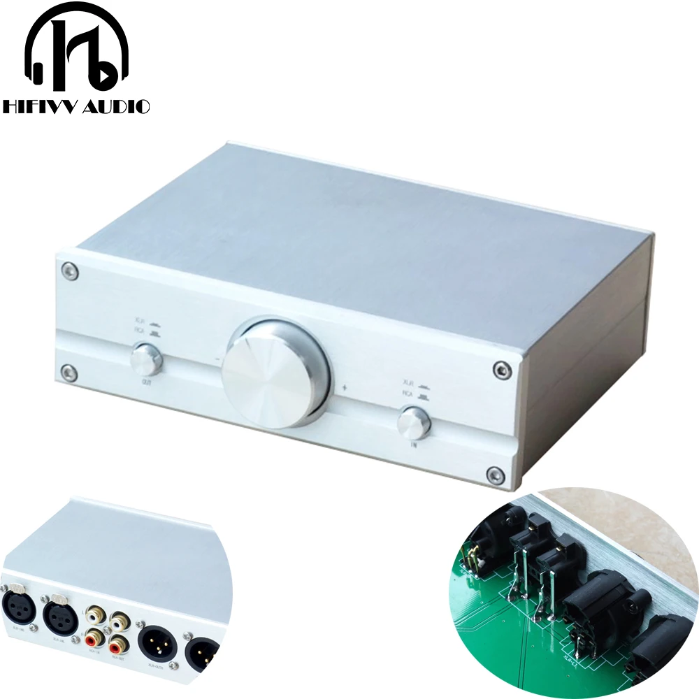 

HIFI Permalloy Audio XLR For Passive preamplifier 0 Times Gain Amplification Nickel Alloy lamination Core