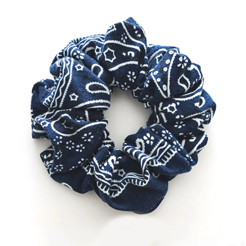 

Printed Hair Scrunchies Women Hair Ties Ponytail Holder Hair Rope Girls Sweet Rubber Bands Hair Ring Girls Hair Accessories