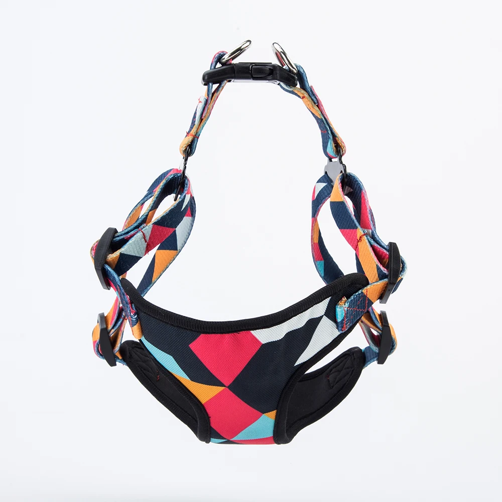 

Personalized Custom Sublimation Printed Pattern Dog Harness Vest