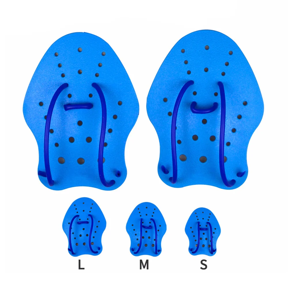 

1 Pair Swimming Webbed Aquatic Fit Traning Paddles Diving Hand Web Size