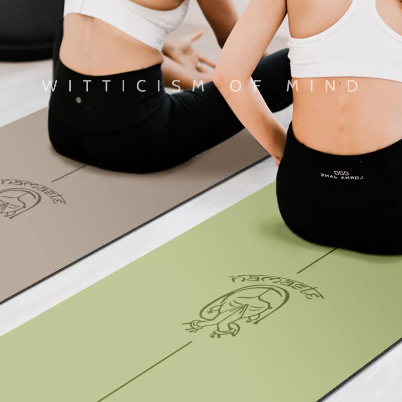 

Yoga Mat Witticism Of Mind Pu Natural Rubber Non-Slip Fitness Posture Line Yoga Mat Thickened Environmental Yoga Mat