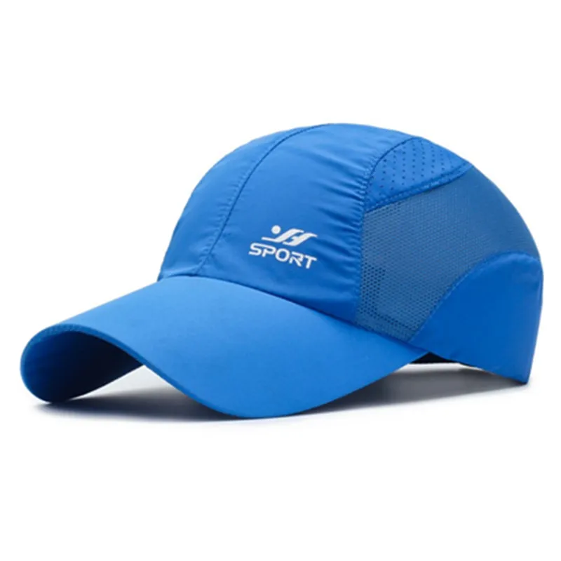 

SILOQIN Adjustable Size Men's Mesh Cap Breathable Baseball Cap 2020 Summer Ultra-thin Fashion Sports Hat Women's Tongue Caps