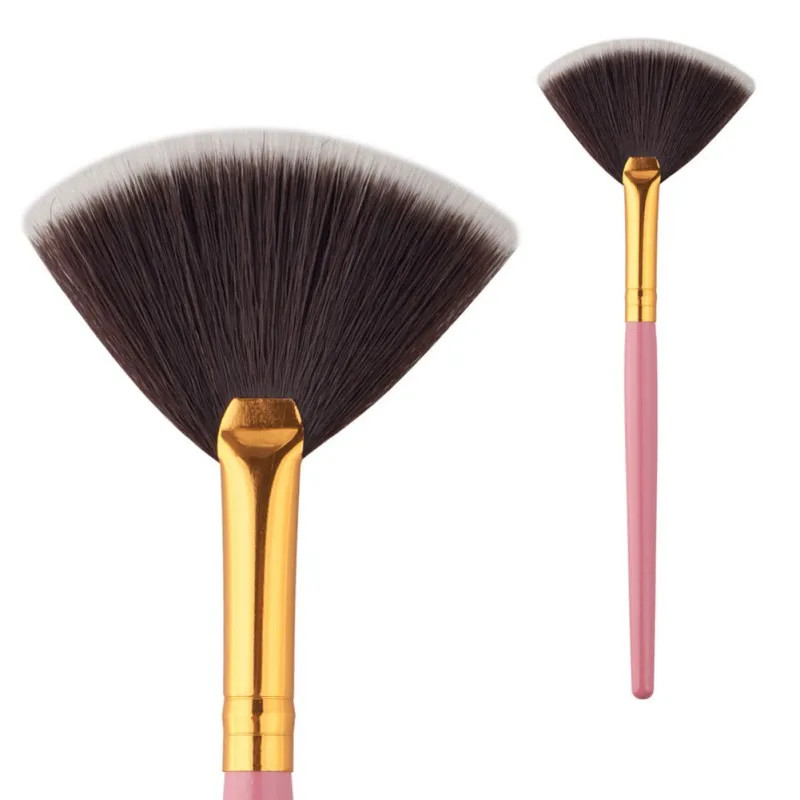 1 шт. тонкий вентилятор-фигурные макияжные кисточки набор кистей для макияжа