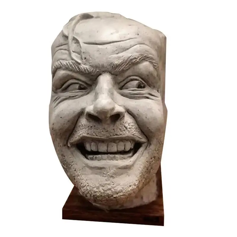 

Sculpture Of The Shining Bookend Library Here’s Johnny Sculpture Resin Desktop Ornament Book Shelf B88